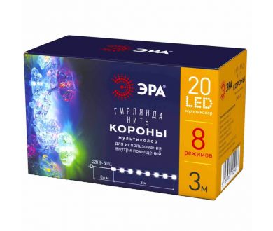 Купить Светодиодная гирлянда ЭРА ENIN-3K Б0041898 Светодиодная гирлянда ЭРА ENIN-3K Б0041898