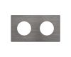 Рамка 2-местная алюминиевая Arlight FRM-PRESTO-ALR-2-GR 043874