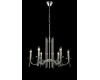 Подвесная люстра Crystal Lux AURELIO SP6 GOLD+CHROME/TRANSPARENT