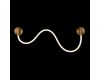 Настенный светильник Loft IT Thread 10388W Brass