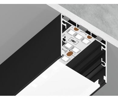 Купить Алюминиевый профиль Ambrella Light Profile System GP2550BK Алюминиевый профиль Ambrella Light Profile System GP2550BK