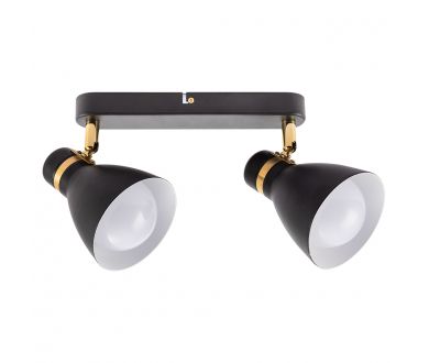 Спот Arte Lamp Fafnir A5047PL-2BK