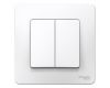 Выключатель 2-клавишный 10А Systeme Electric Blanca внутр BLNVS010501