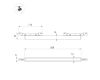 Трековый магнитный светильник Arlight MAG-MICROCOSM-FLAT-L588-20W Warm3000 (BK, 100 deg, 24V) (IP20 Металл) 051774