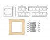 Рамка четырехместная Ambrella Volt Platos AF550304