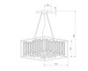 Подвесная люстра Bogates Cella 377/6 Strotskis a061525