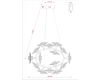Подвесная люстра Arte Lamp Cherish A2097LM-90GO
