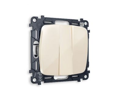 Купить Комплект механизма 3-кл выключателя Ambrella Volt Omega MO305010 Комплект механизма 3-кл выключателя Ambrella Volt Omega MO305010