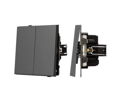 Купить Механизм выключателя управления шторами Arlight SWT-TENDO-MKR2-SFPL-GR (230V, 10A) 054328 Механизм выключателя управления шторами Arlight SWT-TENDO-MKR2-SFPL-GR (230V, 10A) 054328