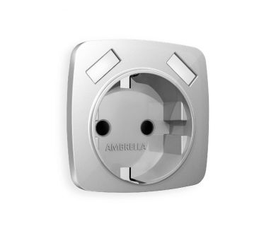 Купить Лицевая панель для розетки с/з со шторками 2USB A+A Ambrella Volt Omega OP4090 Лицевая панель для розетки с/з со шторками 2USB A+A Ambrella Volt Omega OP4090