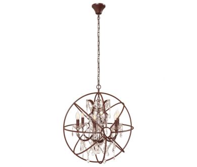 Подвесная люстра LOFT IT Foucaults orb crystal Loft1897/6