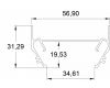 Профиль для шинопроводов Denkirs TR3050 TR3050-AL