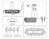 Подвесная люстра Ambrella Light High Light Crystal LH31205