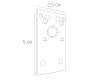 Коннектор-заглушка Arte Lamp Linea-accessories A482033