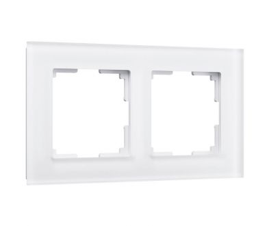 Купить Рамка на 2 поста Werkel Favorit белый матовый W0021105 4690389159572 Рамка на 2 поста Werkel Favorit белый матовый W0021105 4690389159572