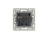 Механизм электрической розетки Arlight SCT-GP-MEU-PL-GR (250V, 16A) 043741