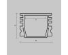 Алюминиевый профиль накладной Maytoni Led Strip ALM-005-B-2M 631005