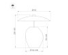 Светильник Arlight SP-UMANI-TAB-S25x34-6W Warm2700 (BK, 90 deg, 230V) (IP20, Натуральный камень) 061711