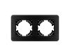 Рамка на 2 поста алюминиевая Arlight FRM-AKIRY-AL-2-BK 049725