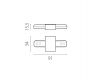 Питание трековое однофазное к 50202X-P, 50203X-P Barra Lightstar 502187-P