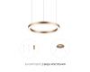 Подвесной светодиодный светильник Milosh tendence 0685CLA-100GD