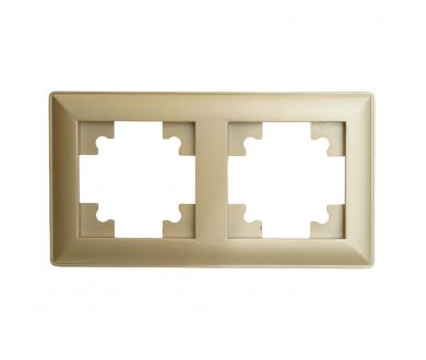 Купить Рамка двухместная Stekker PFR00-7002-08 Катрин 49607 Рамка двухместная Stekker PFR00-7002-08 Катрин 49607