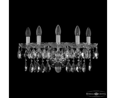 Купить Бра Bohemia Ivele Crystal 1413B/5/165/XL Ni Бра Bohemia Ivele Crystal 1413B/5/165/XL Ni