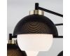 Люстра на штанге Eurosvet 70106/6 черный Smart a044934