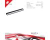 Трековый магнитный светильник Reluce 13001-9.3-001UR magnetic LED16W BK