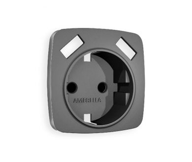 Купить Лицевая панель для розетки с/з со шторками 2USB A+A Ambrella Volt Omega OP6590 Лицевая панель для розетки с/з со шторками 2USB A+A Ambrella Volt Omega OP6590