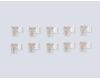 Соединитель угловой Ambrella Light Illumination COB 12/24V для лент 10mm (2 конт.) (10шт. в комплекте) GS6861