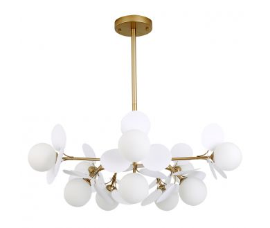 Купить Люстра на штанге Arte Lamp Peacock A1369SP-10SG Люстра на штанге Arte Lamp Peacock A1369SP-10SG