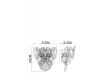 Настенный светильник Arte Lamp Kapri A4078AP-2CC