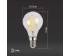 Лампа светодиодная Эра E14 11W 4000K F-LED P45-11w-840-E14 Б0047014