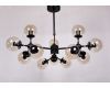 Люстра на штанге Lumina Deco Zodiak LDP 160-12 BK+TEA