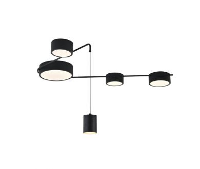 Купить Потолочный светильник Indigo Modulo 14028/5С Black V000161L Потолочный светильник Indigo Modulo 14028/5С Black V000161L
