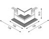 Коннектор угловой Lumker SY-LINK-CNLV-T2-WH 013609