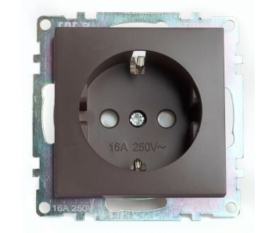 Купить Розетка 1-местная с защитной шторкой Stekker Катрин GLS16-7110-04 49028 Розетка 1-местная с защитной шторкой Stekker Катрин GLS16-7110-04 49028