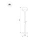 Ландшафтный светильник Arlight KT-MUCENA-BOLL-A-H350-1W Warm3000 (WH, 85 deg, 24V) 050669