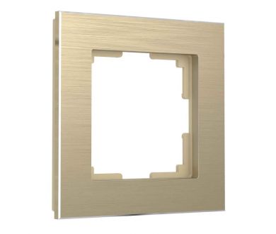 Купить Рамка Werkel Aluminium на 1 пост шампань алюминий W0011711 4690389158001 Рамка Werkel Aluminium на 1 пост шампань алюминий W0011711 4690389158001