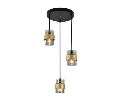 Купить Подвесной светильник Escada Hurricane 1139/3S Black/Gold Подвесной светильник Escada Hurricane 1139/3S Black/Gold