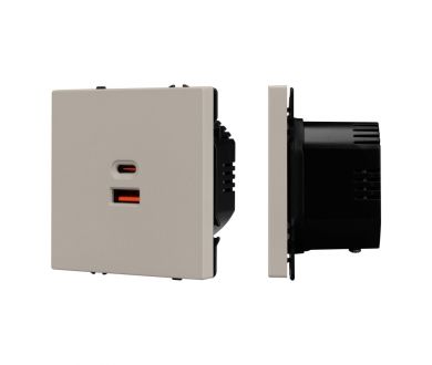 Купить Механизм розетки с быстрой USB зарядкой Arlight SCT-NOBE-MUAC-SFPL-FC-CA (65W, QC3) 059446 Механизм розетки с быстрой USB зарядкой Arlight SCT-NOBE-MUAC-SFPL-FC-CA (65W, QC3) 059446