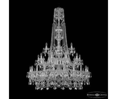 Купить Подвесная люстра Bohemia Ivele Crystal 1411/20+10+5/400/XL-155/3d Ni Подвесная люстра Bohemia Ivele Crystal 1411/20+10+5/400/XL-155/3d Ni