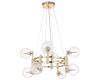 Подвесная люстра Crystal Lux LUXURY SP8 GOLD