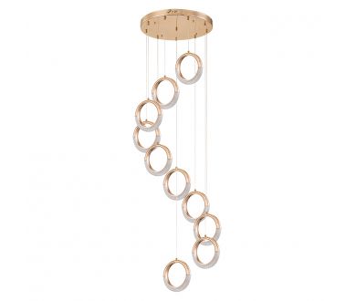 Купить Каскадная люстра Arte Lamp Montana A7777SP-10GO Каскадная люстра Arte Lamp Montana A7777SP-10GO