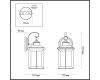 Уличный настенный светильник Odeon Light Mavret 4961/1W