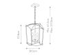 Подвесной светильник Feiss Thayer QN-THAYER-3P-ADB