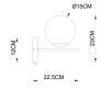 Бра Arte Lamp Alcor A2224AP-1BK