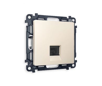 Купить Комплект механизма компьютерной розетки RJ-45(8P8C) CAT6 со шторкой Ambrella Volt Alfa MA332010 Комплект механизма компьютерной розетки RJ-45(8P8C) CAT6 со шторкой Ambrella Volt Alfa MA332010