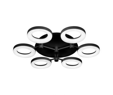 Купить Потолочная светодиодная люстра iLedex Jomo FS-014-X6-(B) 72W BK Потолочная светодиодная люстра iLedex Jomo FS-014-X6-(B) 72W BK